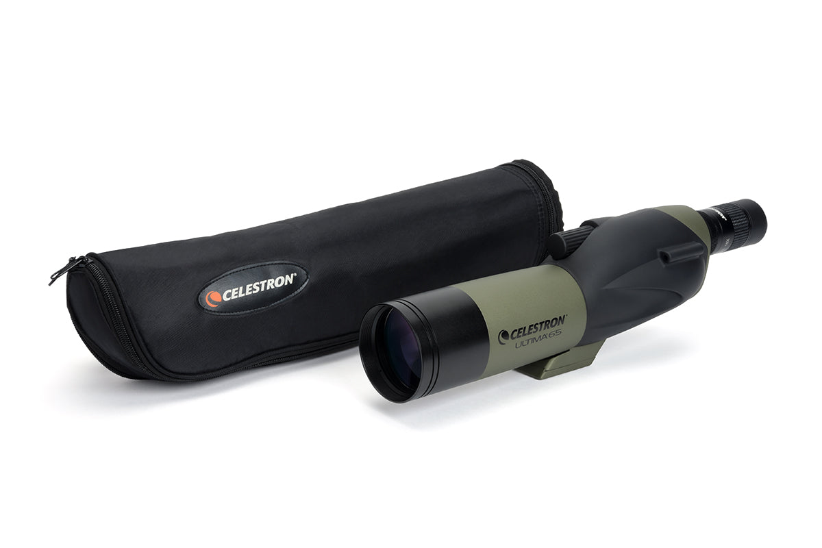 Ultima 18 55-65mm Straight Zoom Spotting Scope for Hunting, Bird Watching & Target Shooting | High-Powered Magnification for Outdoor Adventures