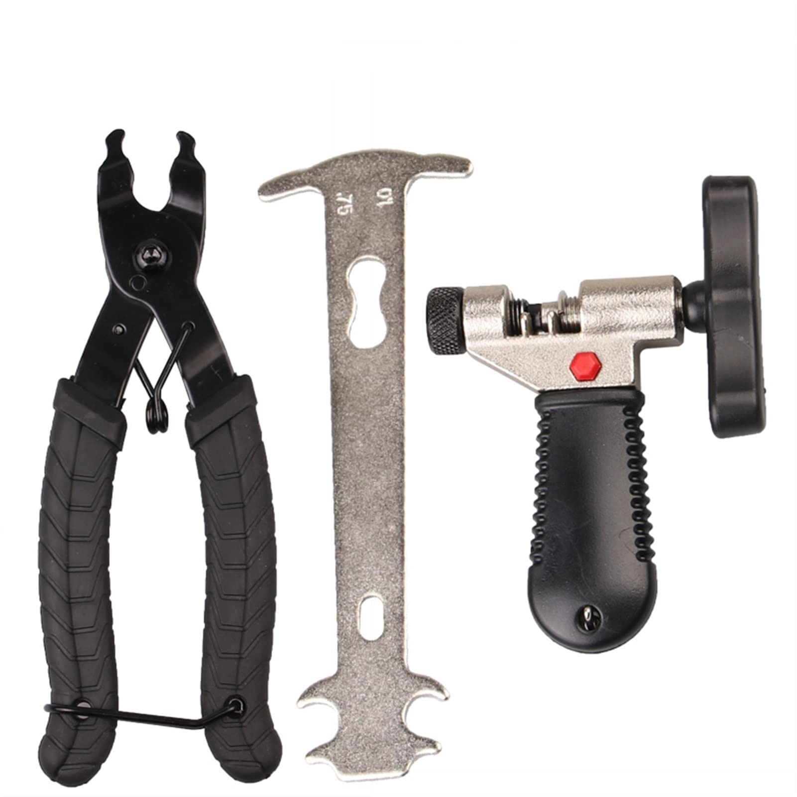 Mountain Bike Chain Tool - Magic Buckle Removal Pliers with Chain Installation Clamp | Chain Breaker, Chain Cutter & Measuring Ruler for Bike Maintenance & Repair | Perfect for MTB, Road Bikes & DIY Mechanics