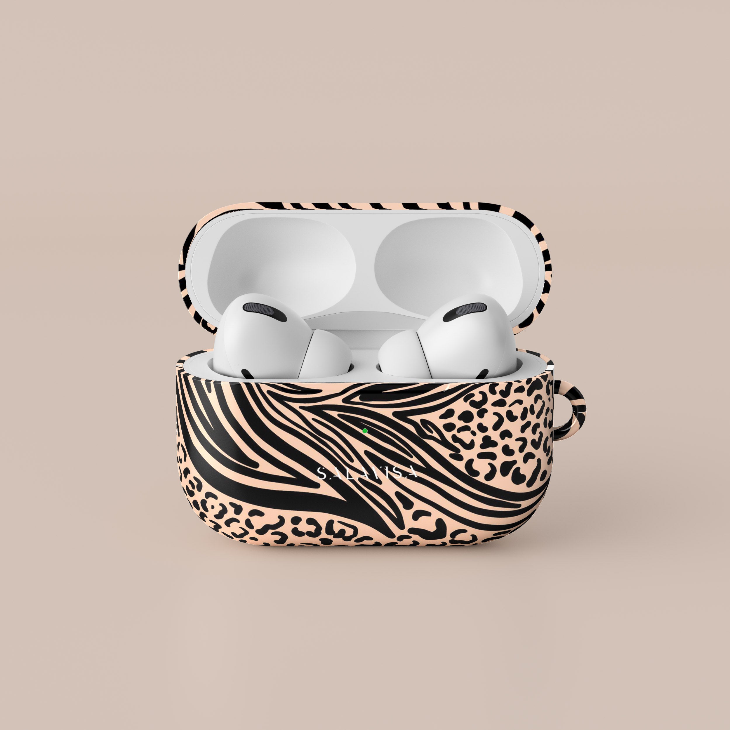 Premium Zebra Print AirPods Case - Stylish Protective Cover for Apple AirPods 1/2/3 & Pro - Perfect for Gym, Travel & Everyday Use
