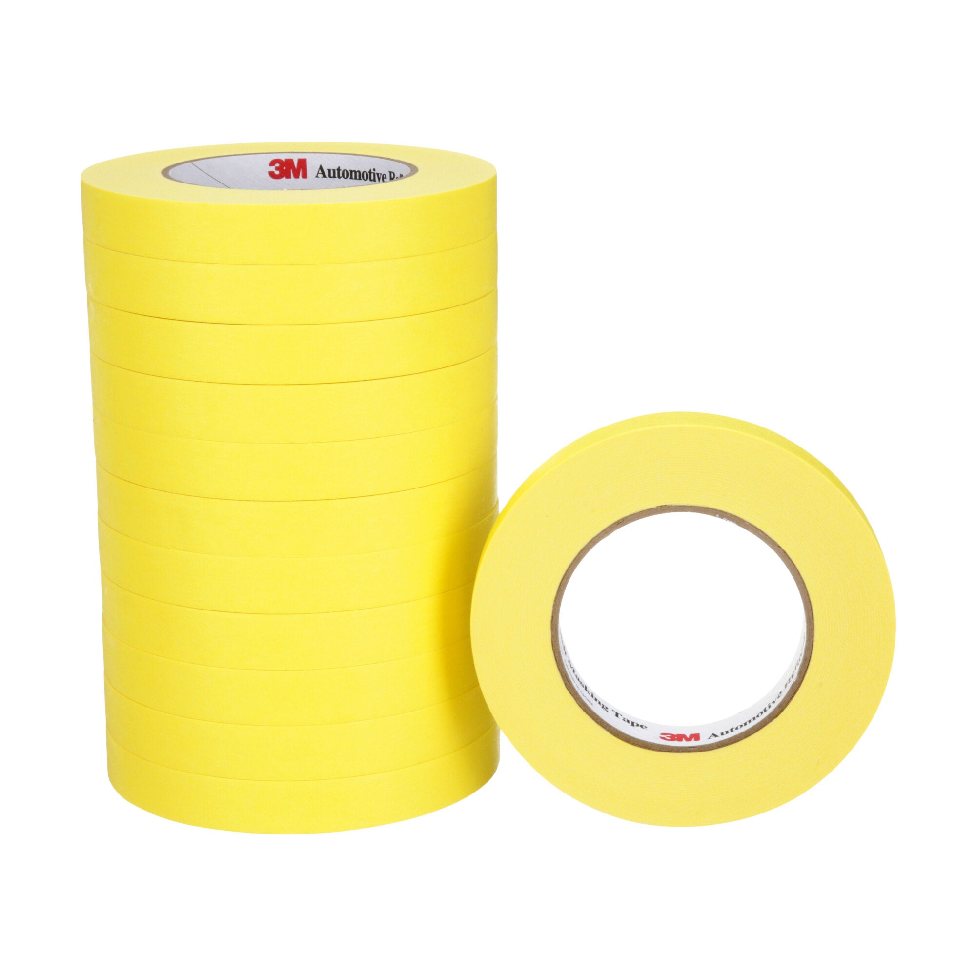 3M Automotive Refinish Masking Tape 06653 - 24mm x 55m High Temperature Resistant Painters Tape for Car Bodywork & DIY Projects - Perfect for Auto Painting, Detailing & Home Improvement