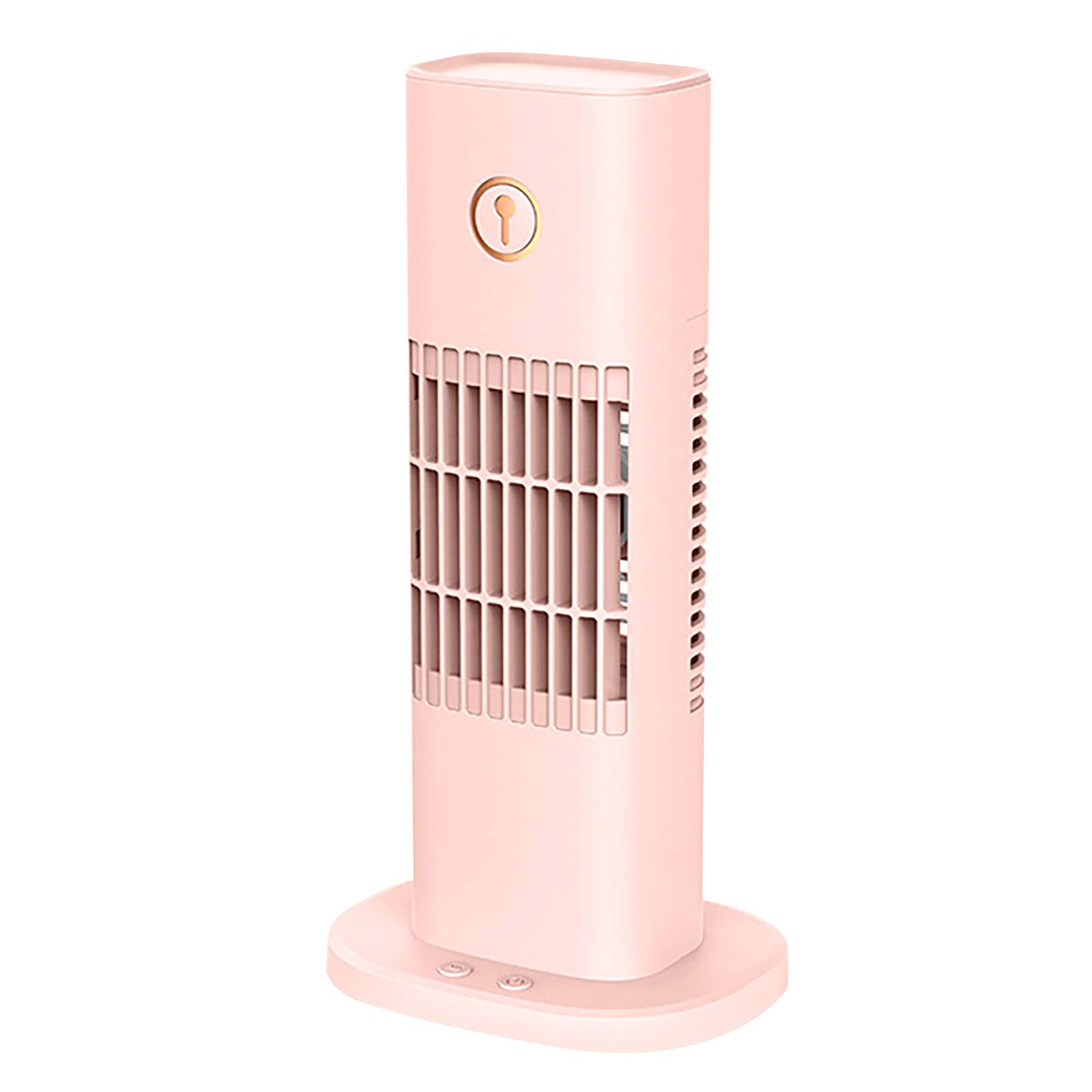Portable USB Air Cooler Fan with Water Spray - Mini Desktop Air Conditioner for Home & Office Use | Quiet Cooling Fan for Bedroom, Dorm, Workspace (Pink)