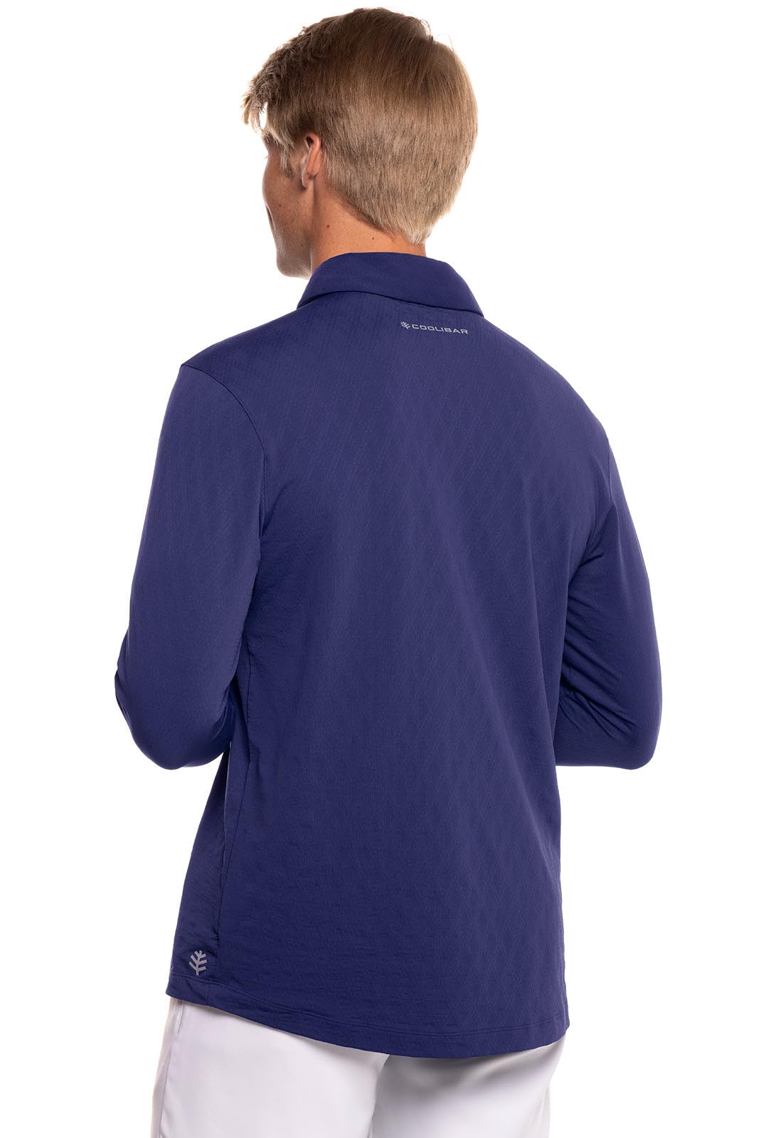 Coolibar UPF 50+ Men's Arobello Sun Protective Polo Shirt - Lightweight Quick-Dry for Golf, Hiking & Outdoor Activities