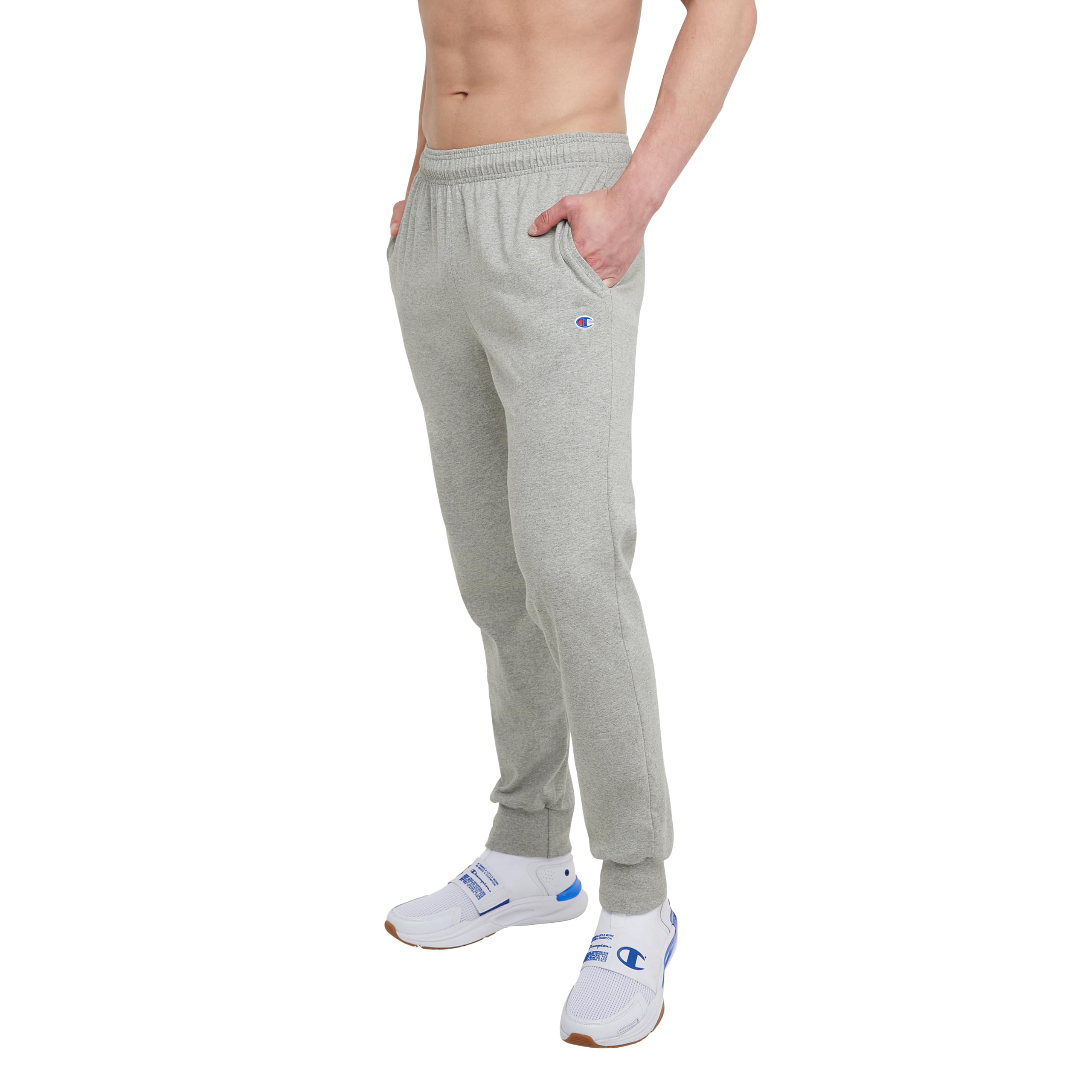 Champion Men's Lightweight Joggers - Comfortable Lounge Pants with Jersey Graphic Design, 31
