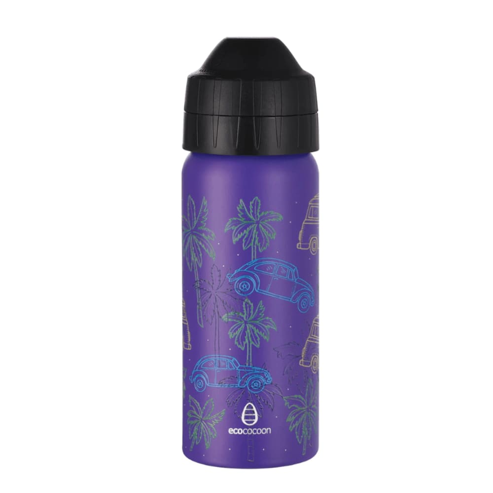 EcoCocoon Leak Proof Water Bottle 500ml - BPA Free Stainless Steel Insulated Thermos for Surfing, Hiking & Outdoor Adventures - Keeps Drinks Hot & Cold for Hours