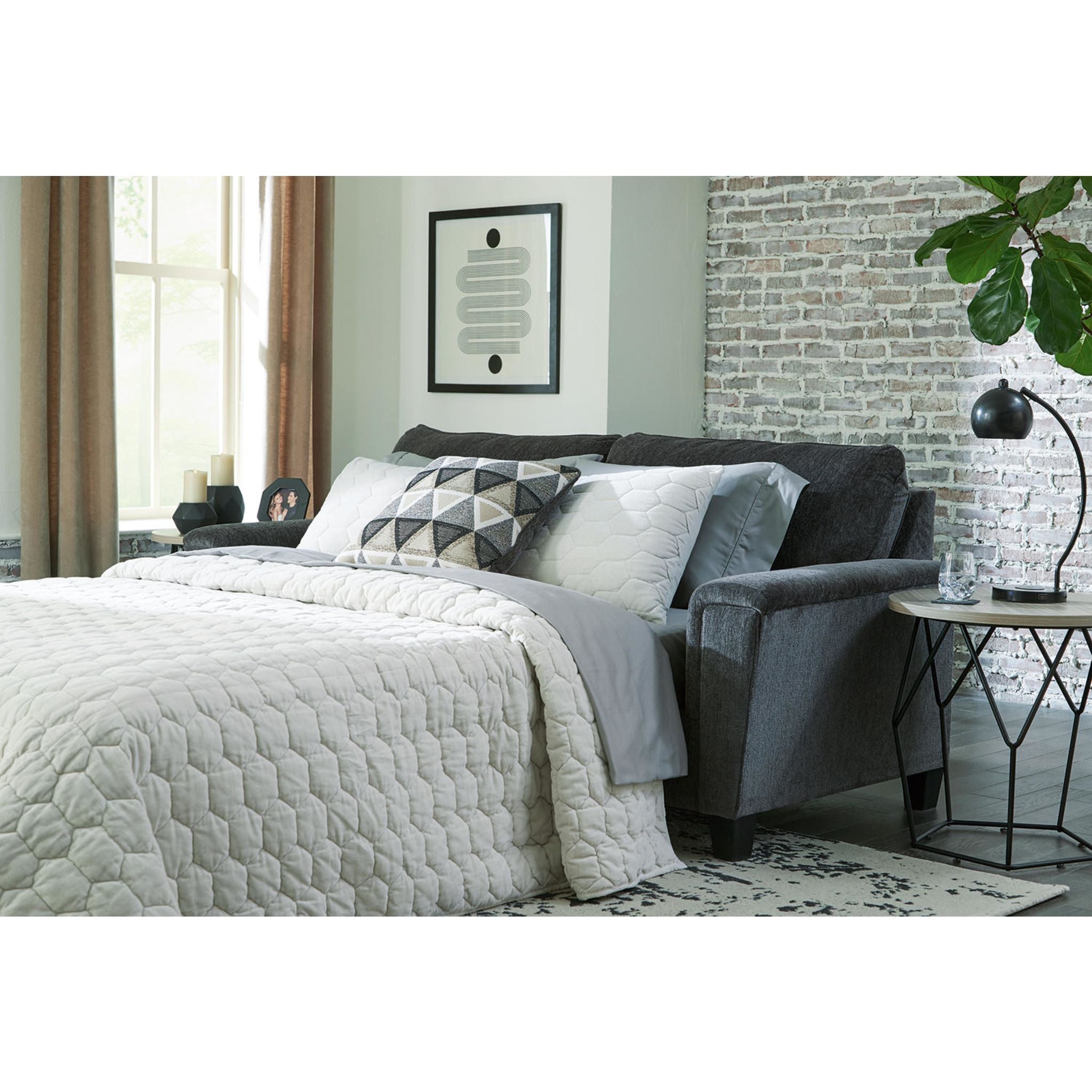 Abinger Queen Sofa Bed - Convertible Sleeper Sofa for Small Spaces, Comfortable Pull-Out Couch with Storage | Perfect for Guest Rooms, Apartments & Living Rooms
