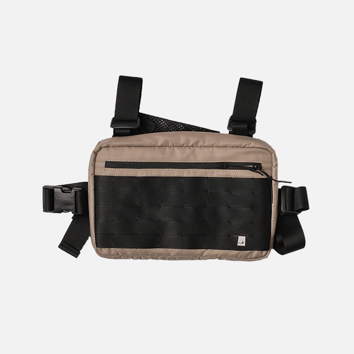 Classic Tactical Chest Rig in Sand Color - Durable Military Molle Vest for Airsoft, Hunting & Outdoor Adventures