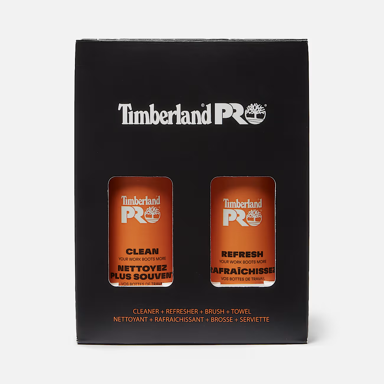 Timberland PRO® Boots Cleaning Kit - Leather & Suede Care Set for Work & Hiking Boots - Waterproofing, Conditioning & Stain Removal - Perfect for Outdoor, Construction & Everyday Use