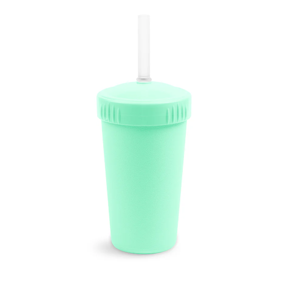 RePlay Straw Cup with No Pull Out Silicone Straw - Leak Proof Sippy Cup for Toddlers - BPA Free Kids Drinking Cup for Home, Travel & Daycare