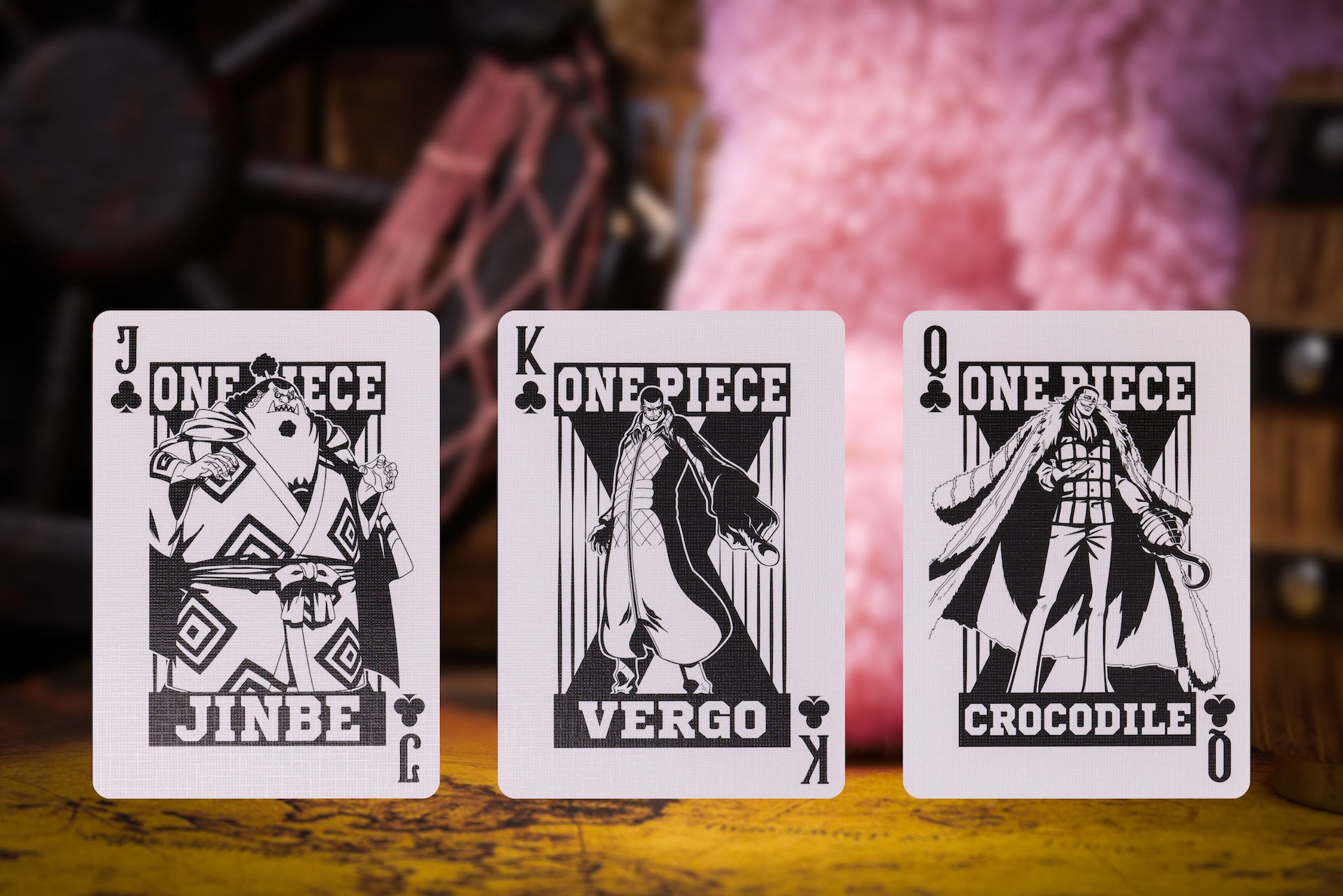 One Piece Anime Doflamingo Themed Playing Cards - Premium Collectible Card Deck for Fans, Game Nights, and Cosplay Events