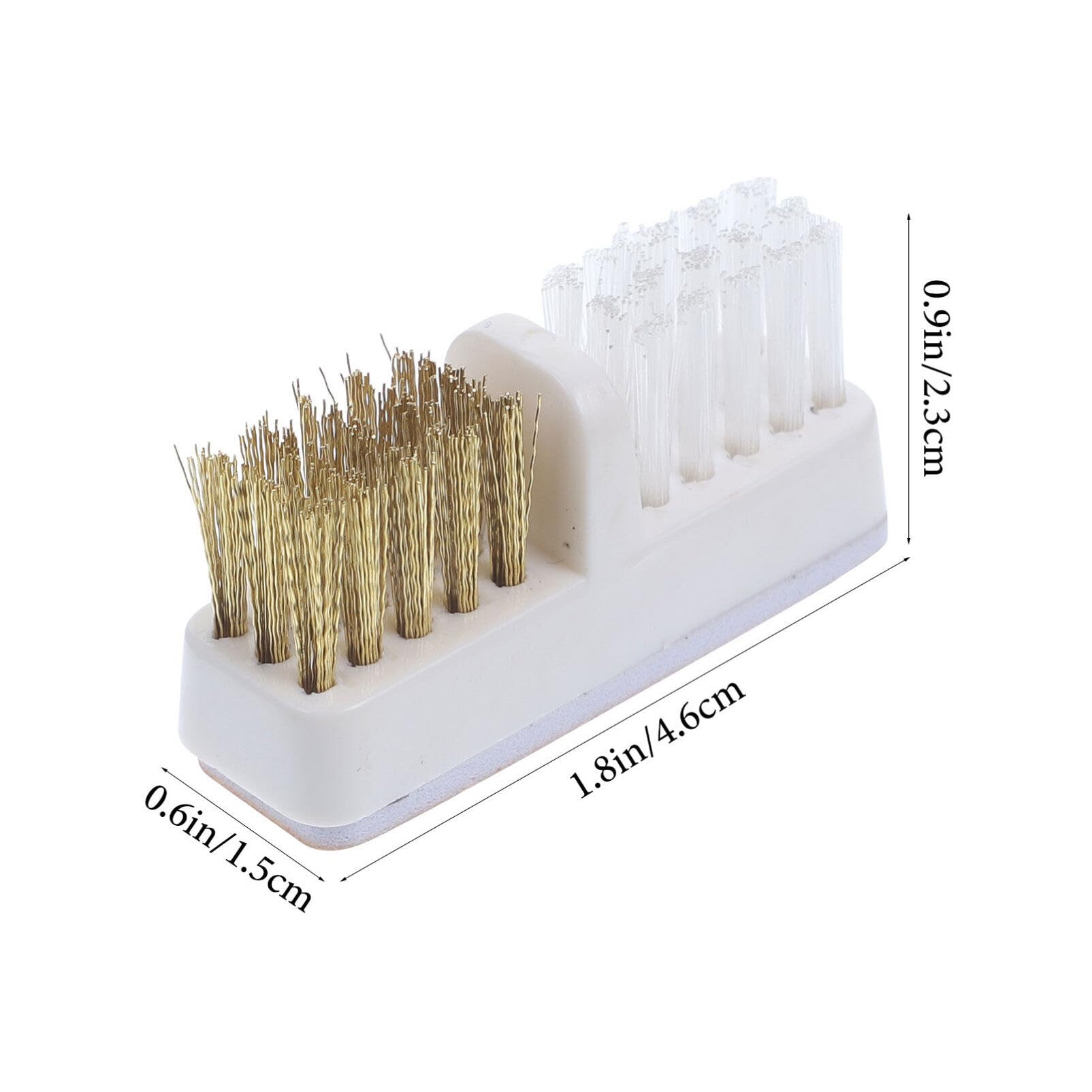 Uonlytech 3Pcs Nail Art Drill Bit Cleaner Set - Copper Wire Nail Scrub Brush & Cleaning Tool for Salon & Home Use | Perfect for Nail Drill Maintenance & Manicure Hygiene