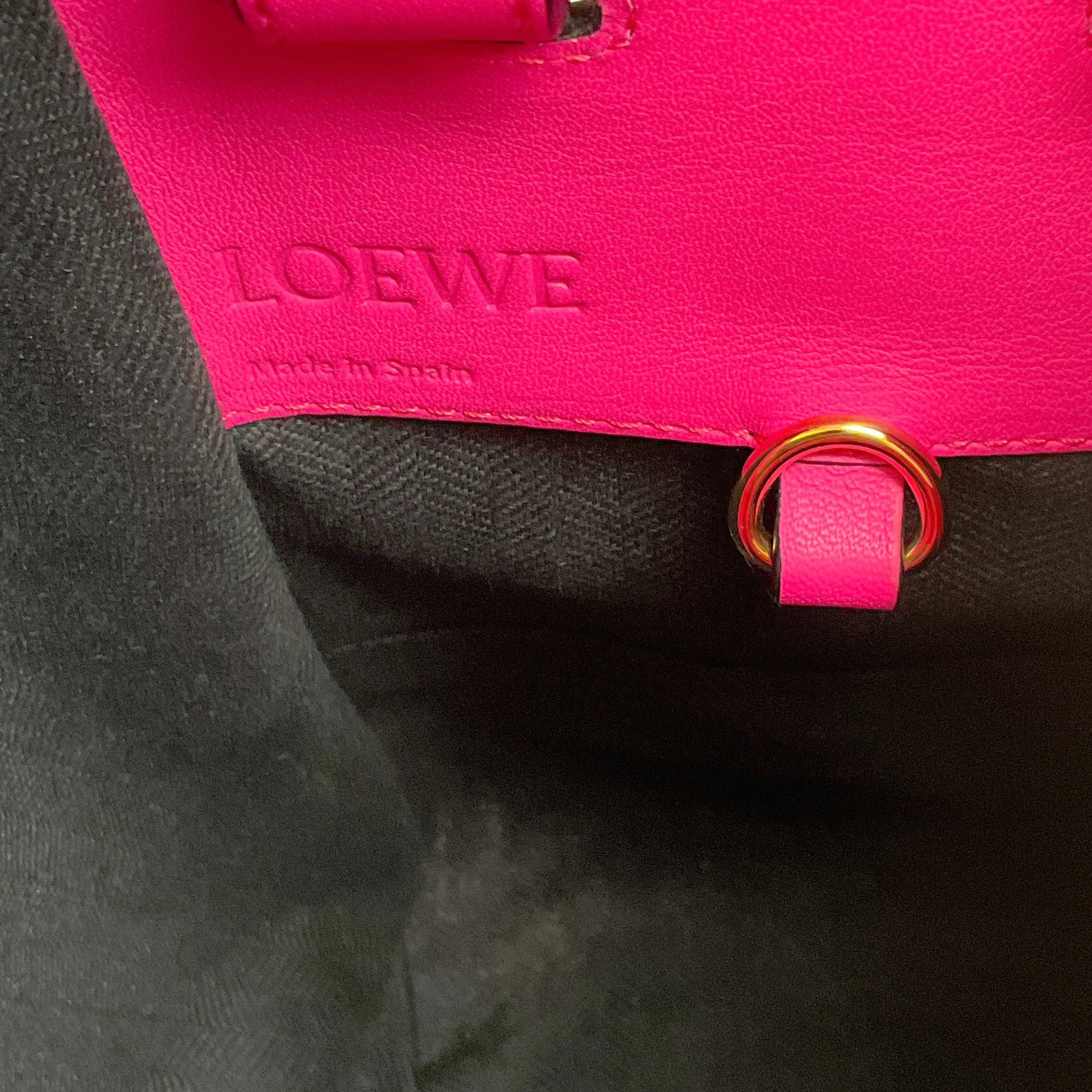 Loewe Hammock Bag in White & Pink - Stylish Crossbody Handbag for Women, Perfect for Everyday Use, Travel & Casual Outings
