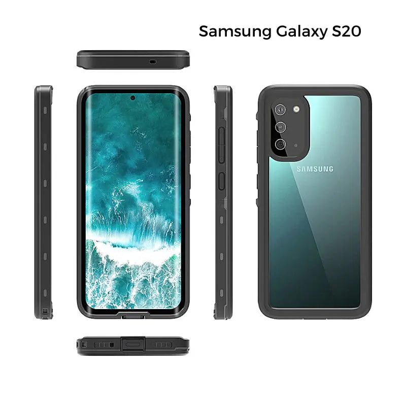 Waterproof Samsung Galaxy S Series Phone Case - Shockproof & Dirt Resistant Cover for S20/S21/S22/S23 - Perfect for Outdoor Activities, Swimming & Extreme Sports