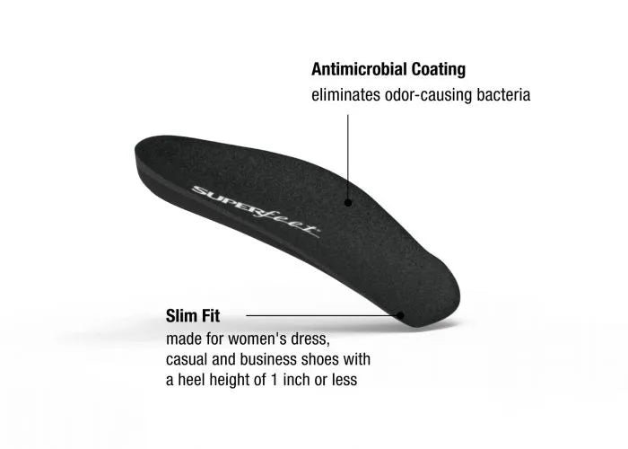 Superfeet EasyFit Women's Insoles - Premium Arch Support & Cushioning for All-Day Comfort - Perfect for Running, Walking & Work Shoes