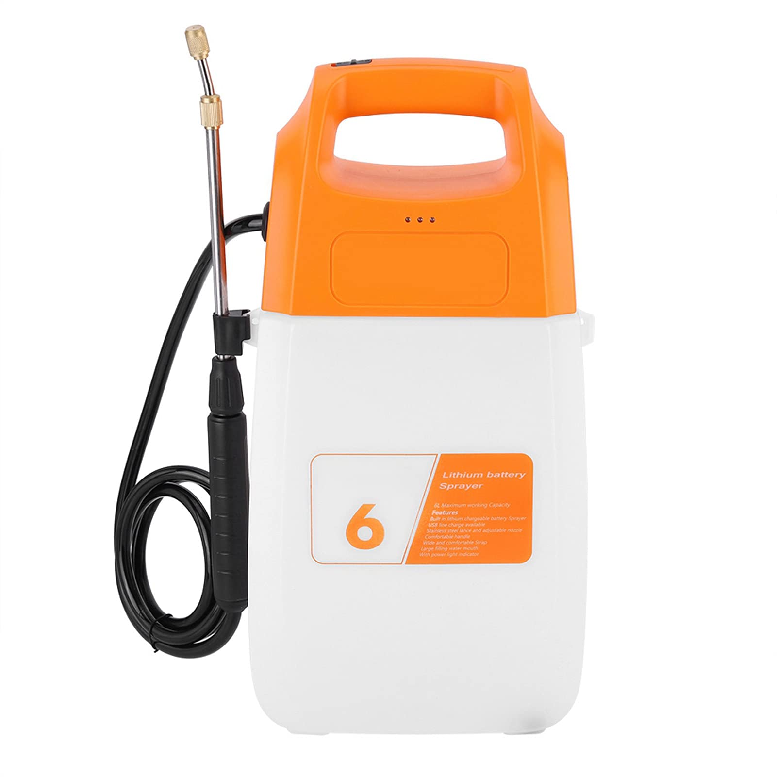 **7.9x5.5x16in 6L Capacity Gardening Sprayer - Easy Operation Pressurized Irrigation Tool for Orchards, Courtyards & Flower Gardens | Perfect for Watering, Fertilizing & Pest Control**
