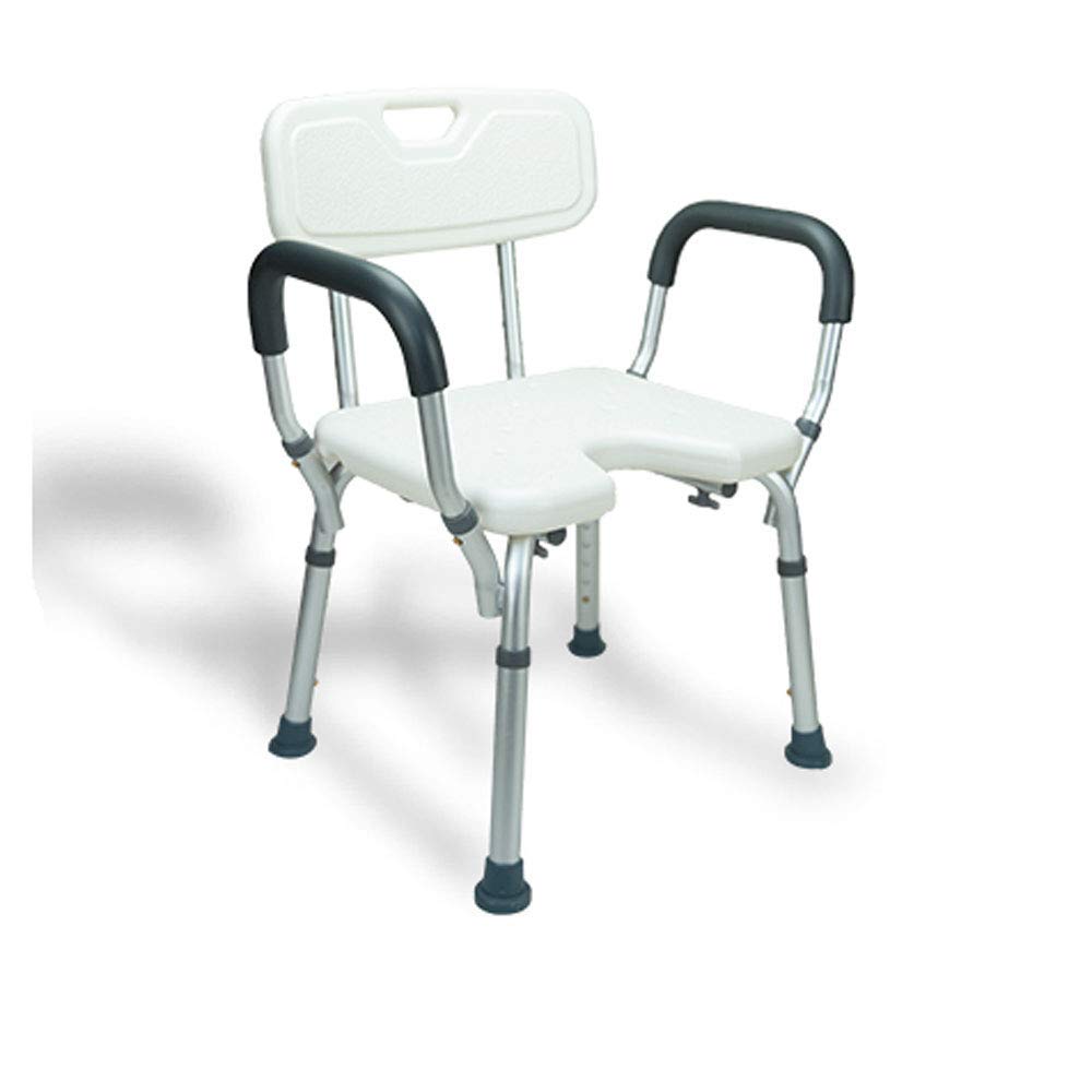 **BHBXZZDB Adjustable Shower Chair with Arms - Non-Slip Bath Seat for Elderly & Disabled, Durable Shower Stool for Seniors - Perfect for Bathroom Safety & Comfort**    *(Ideal for Elderly Care, Post-Surgery Recovery, and Mobility Assistance at Home)*
