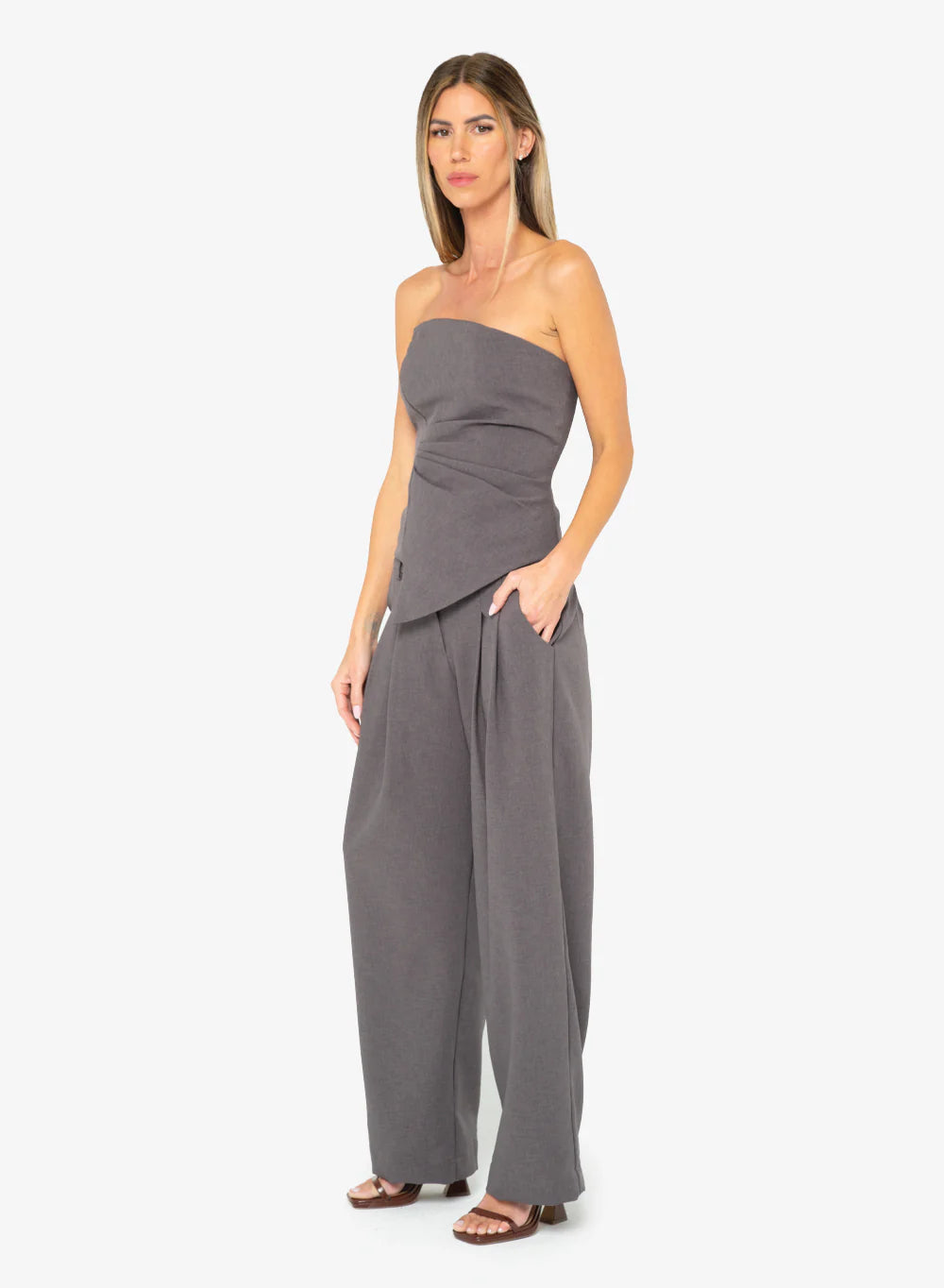 Brooklyn Trousers for Men - Premium Slate Gray Casual Pants - Perfect for Office Wear, Business Casual & Everyday Comfort