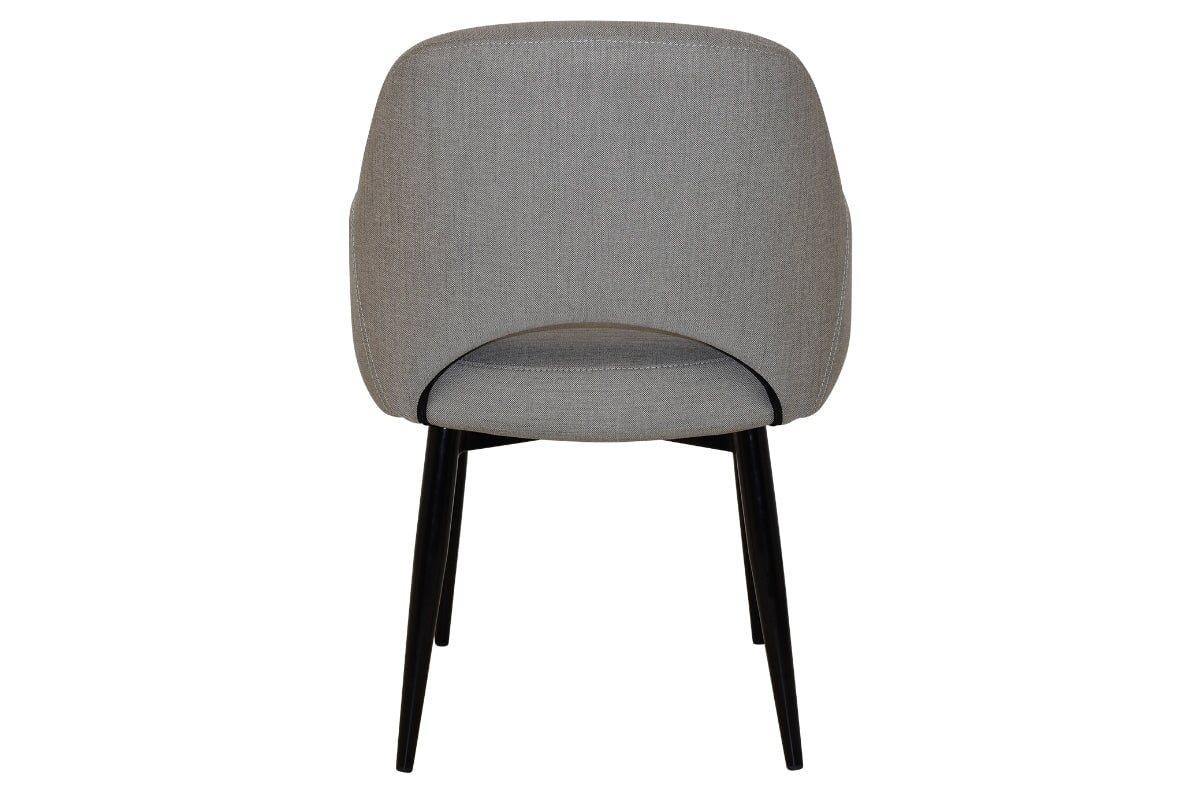 EZ Hospitality Cairo Indoor Armchair with Metal Base - Black 4-Leg Design for Living Room, Office, or Lounge Comfort