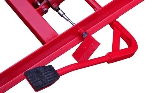 MH GLOBAL 1000 LBS Hydraulic Motorcycle Lift Table - Heavy Duty Bike Jack Stand for Motorcycle Repair & Maintenance - Perfect for Garage, Workshop & DIY Bike Lifting
