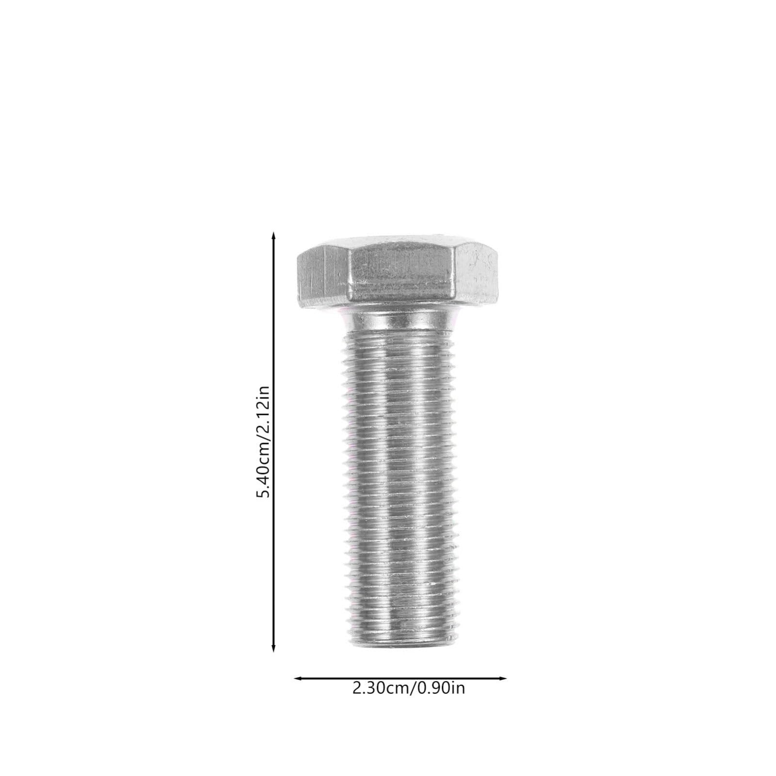 Uonlytech Secret Bolt Container - Hidden Metal Screw Storage Box for Cash, Jewelry & Valuables | Diversion Safe Stash Case | Small Silver Pill Box for Money Hiding | Perfect for Home Security, Travel & Emergency Use