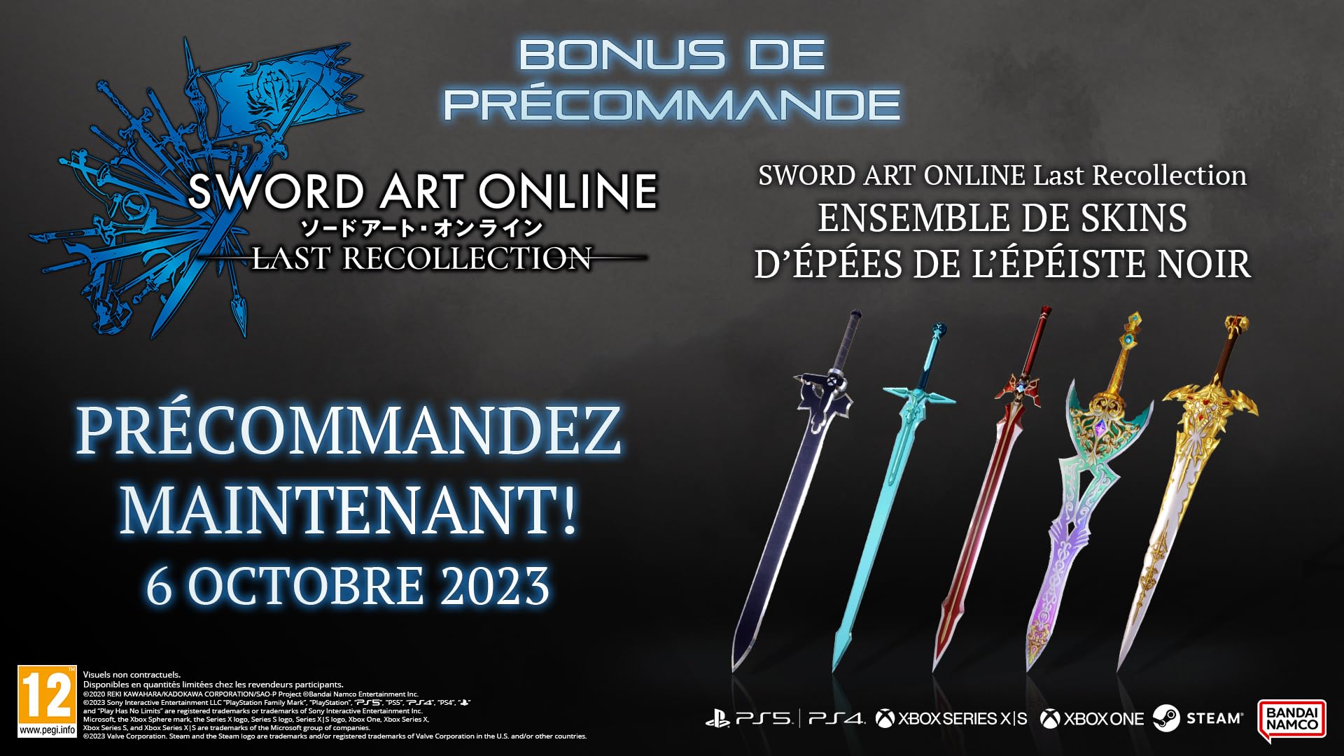SWORD ART ONLINE Last Recollection PS5 Game - Anime RPG Adventure for PlayStation 5 - Perfect for Fans of Sword Art Online Series and Action RPG Lovers