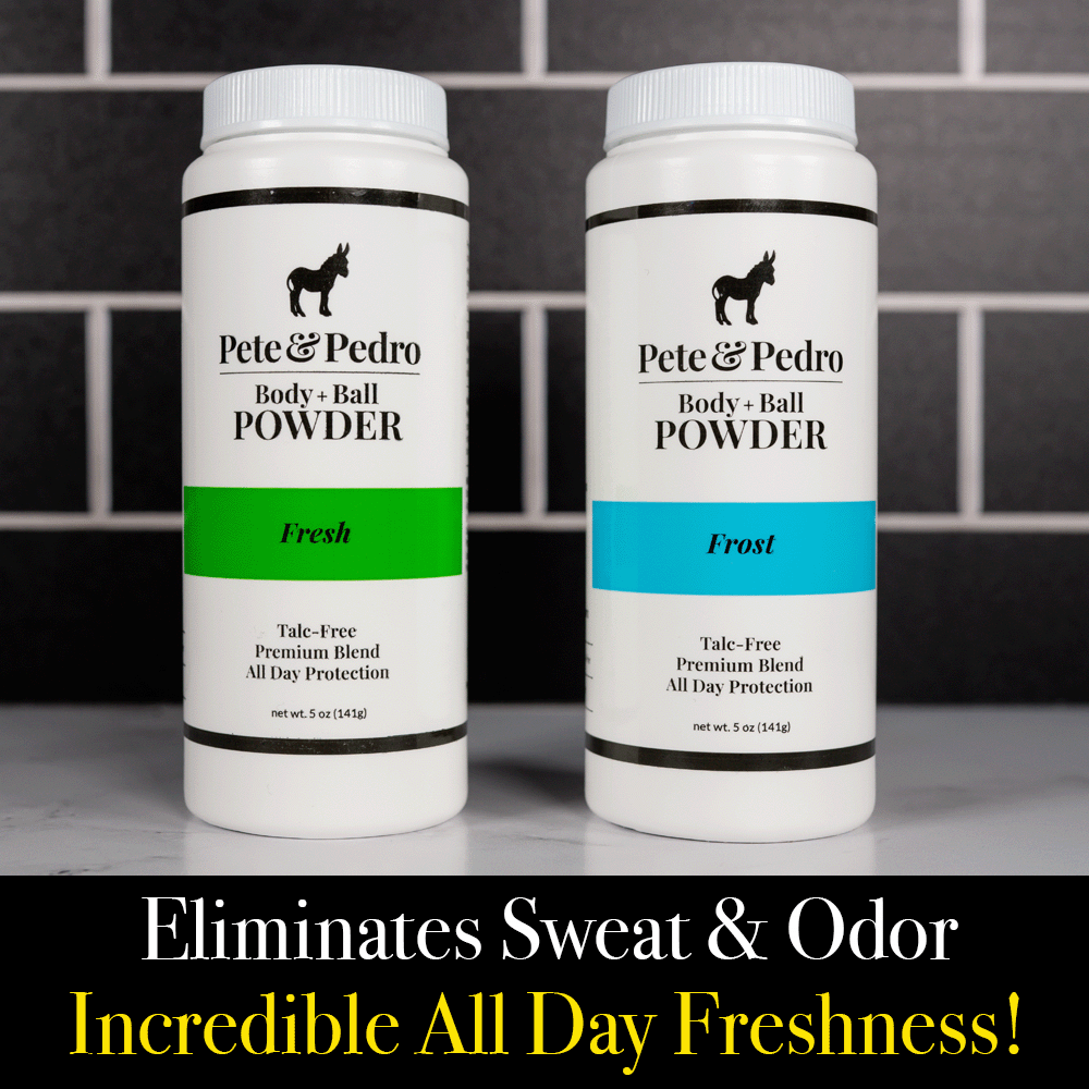 Premium Body & Balls Powder for Men - Talc-Free Comfort & Freshness - All-Day Protection for Active Lifestyles & Sports