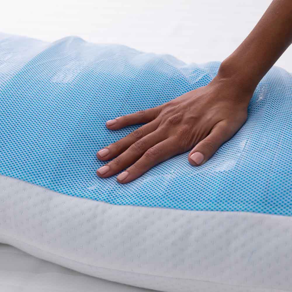 Dream Support Body Pillow with Cooling Gel - Ultra Soft & Ergonomic for Side Sleepers, Pregnancy & Back Pain Relief - Perfect for Home, Office & Travel Use