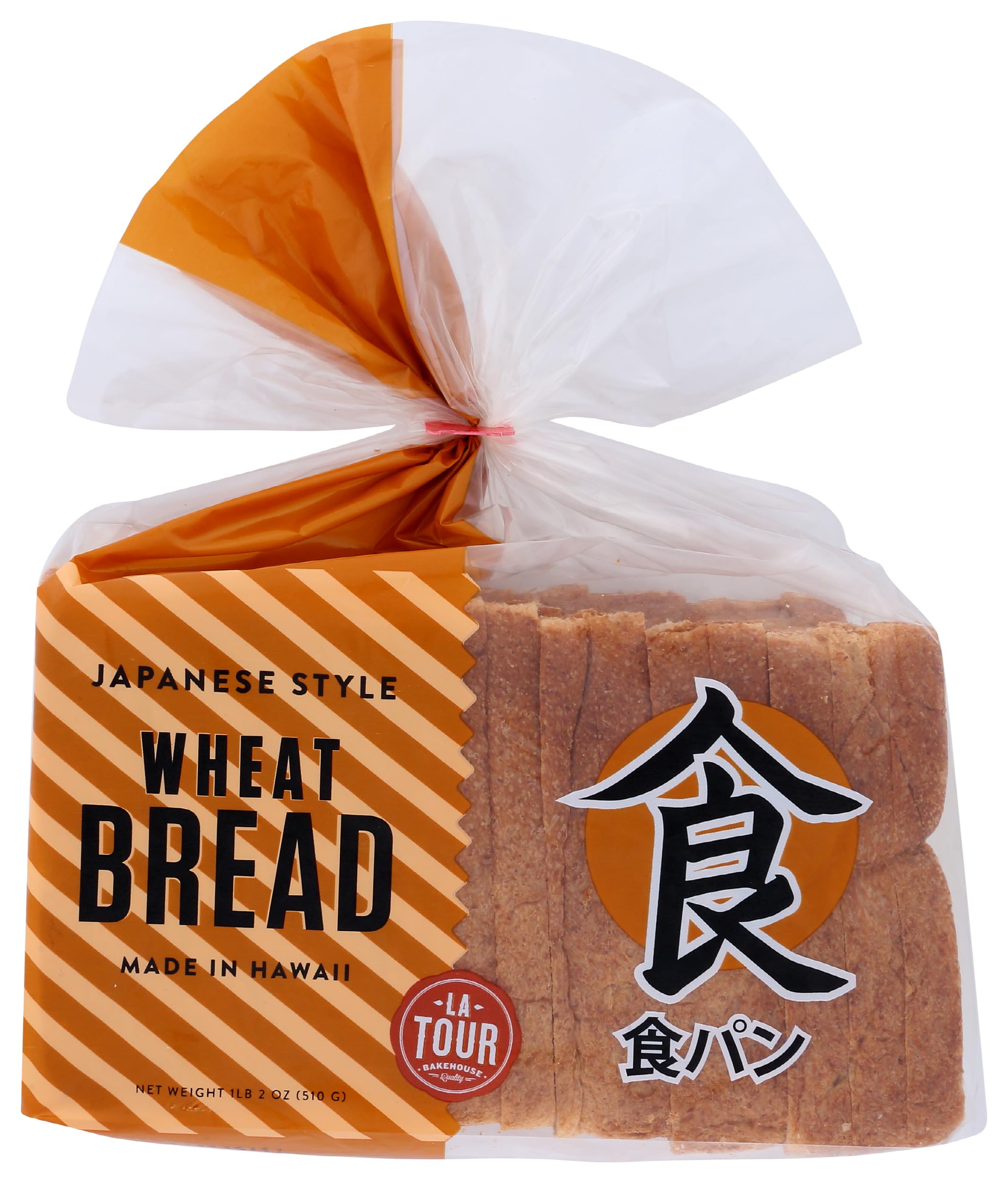 LA TOUR BAKEHOUSE Japanese Style Wheat Bread - 18oz Soft & Fluffy Artisan Loaf for Sandwiches, Toast & Breakfast | Premium Bakery Quality