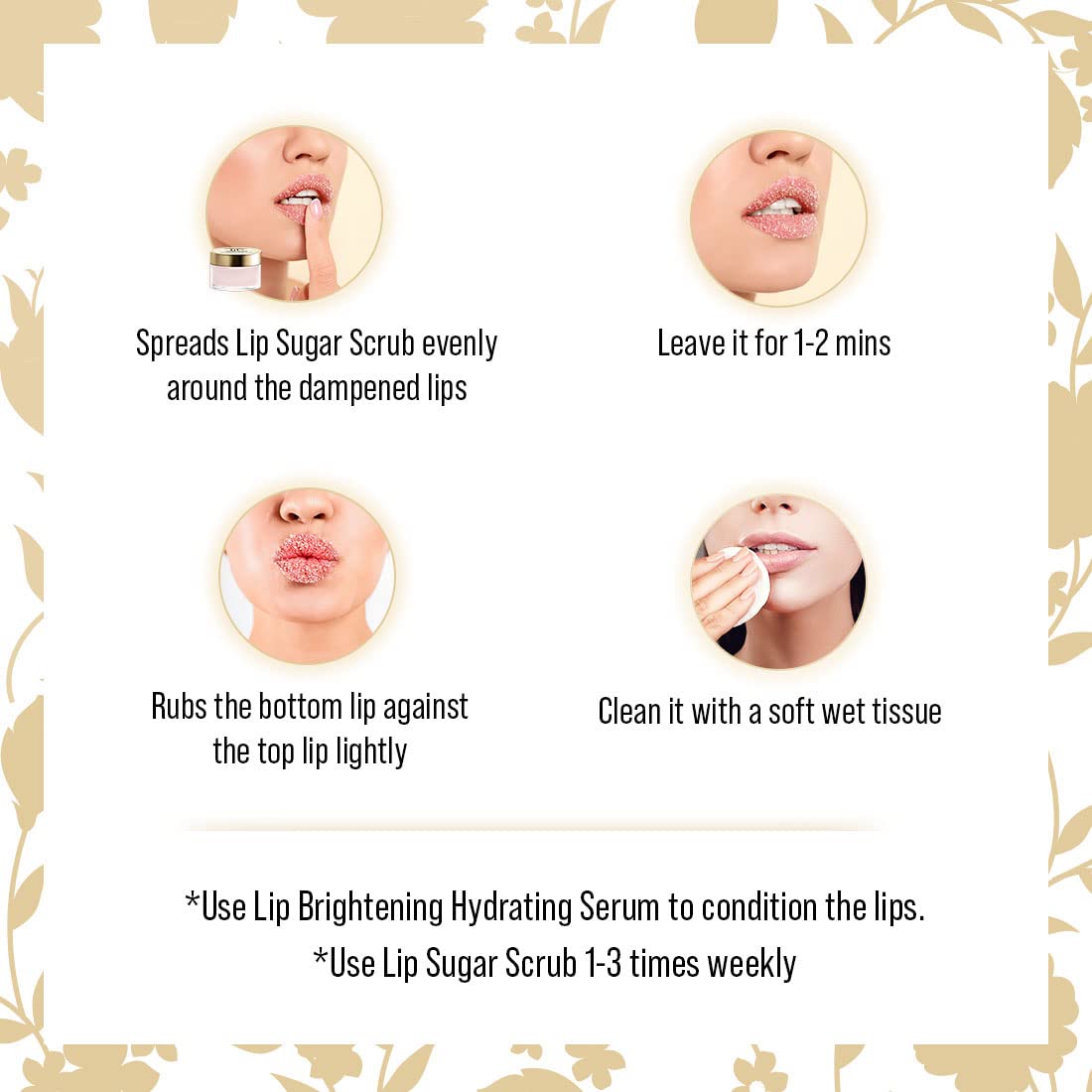 Keya Seth Aromatherapy Lip Sugar Scrub with Shea Butter, Rose Oil & Honey - Gentle Exfoliation & Natural Lip Color Restoration for Men & Women - 11ml - Perfect for Dry Lips & Pre-Makeup Prep