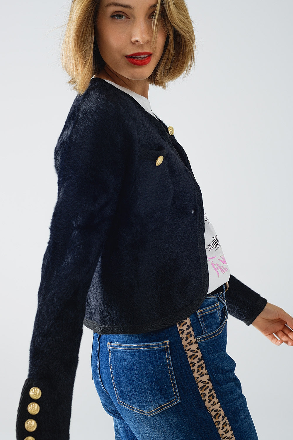Premium Soft & Cozy Black Cardigan for Women - Perfect for Casual Wear, Office, and Relaxing at Home