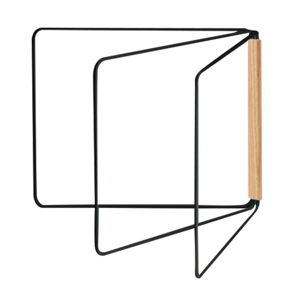 **Wooden Dishcloth Drying Rack - 3-Arm Foldable Kitchen & Bathroom Towel Holder for Dish Rags, Hand Towels | Space-Saving Storage for Small Kitchens, RVs & Apartments**