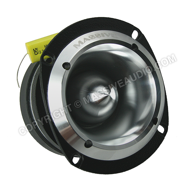 High-Performance T50 60W RMS 8 Ohm 44.4mm Super Bullet Tweeter (Single) - Perfect for Car Audio, Home Theater & Professional Sound Systems