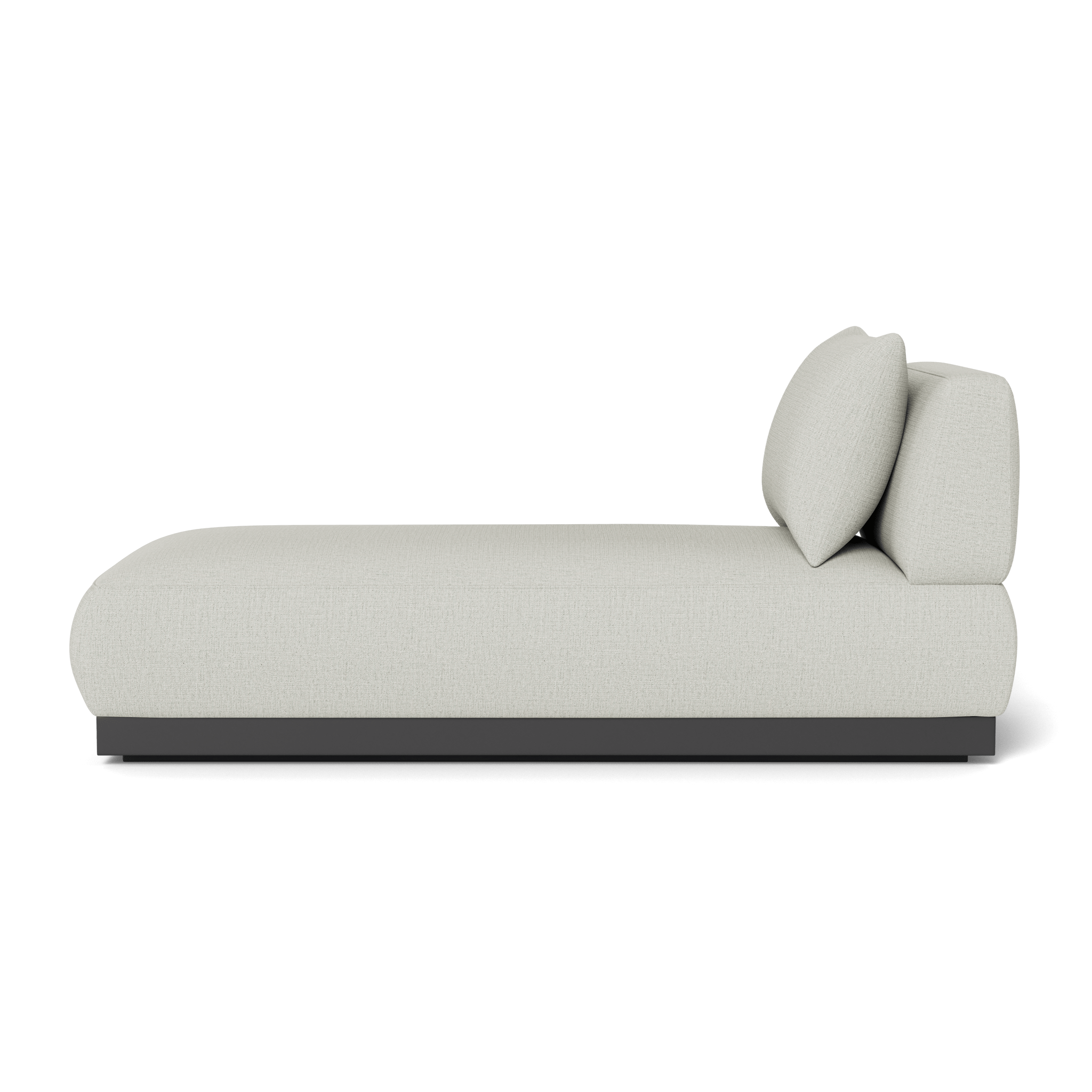Luxury Amalfi Armless Chaise Lounge Chair - Modern Accent Furniture for Living Room, Bedroom, or Patio - Perfect for Relaxing, Reading, and Sunbathing