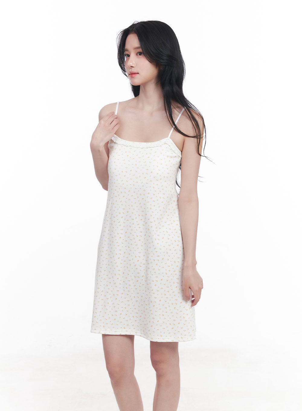 Floral Lace Padded Cami Mini Dress for Women - Summer Boho Style Sleeveless Lace Trimmed Party Dress - Perfect for Beach Weddings, Date Nights & Cocktail Parties