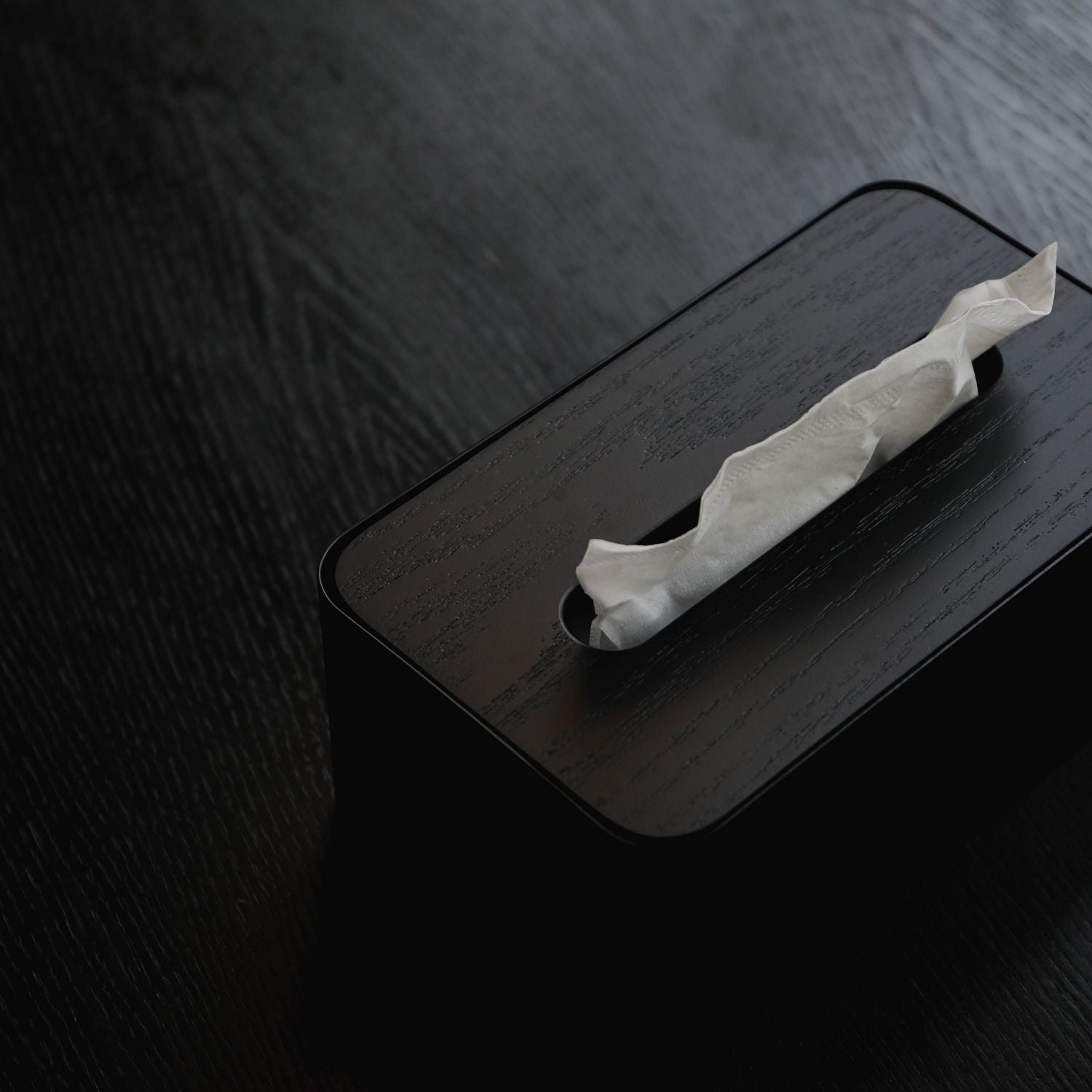 Stylish Black Tissue Box Cover - Modern Home & Office Decor | Perfect for Living Room, Bedroom, and Bathroom