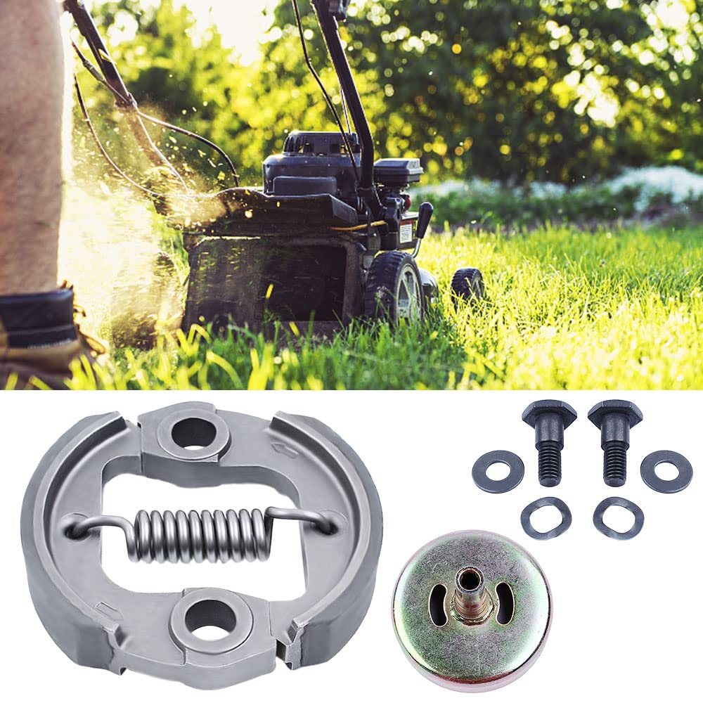 9 Teeth Clutch Drum Gear Driver Sprocket Bolt Rotor for HONDA GX35 GX35NT GX31 Small Gasoline Engine - Replacement Part for Motor Generator & Water Pump - Perfect for DIY Repairs and Maintenance