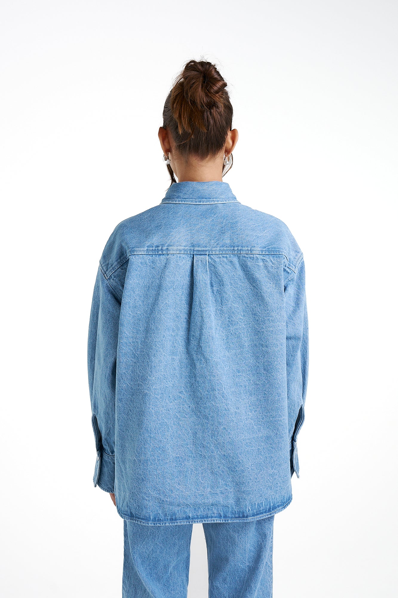 BOSS Men's Blue Denim Shirt - Casual Button Down Shirt for Work, Office & Everyday Wear | Premium Cotton Comfort Fit Dress Shirt for Men