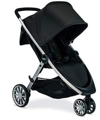 Britax B Lively Lightweight Stroller for Baby - Compact Foldable Travel Stroller with Adjustable Canopy | Perfect for City Walks, Shopping & Air Travel