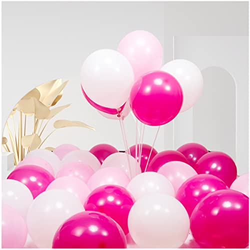 White Pink Hot Pink