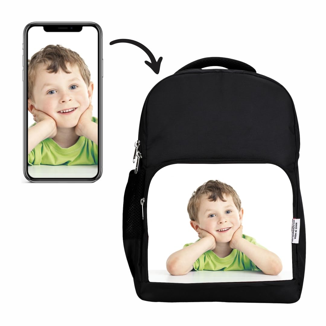 Custom Printed Personalized Backpack for Kids Ages 2-10 | School Backpack for Boys & Girls | Durable Daycare, Picnic & Travel Bag | Perfect for Preschool, Kindergarten & Outdoor Adventures