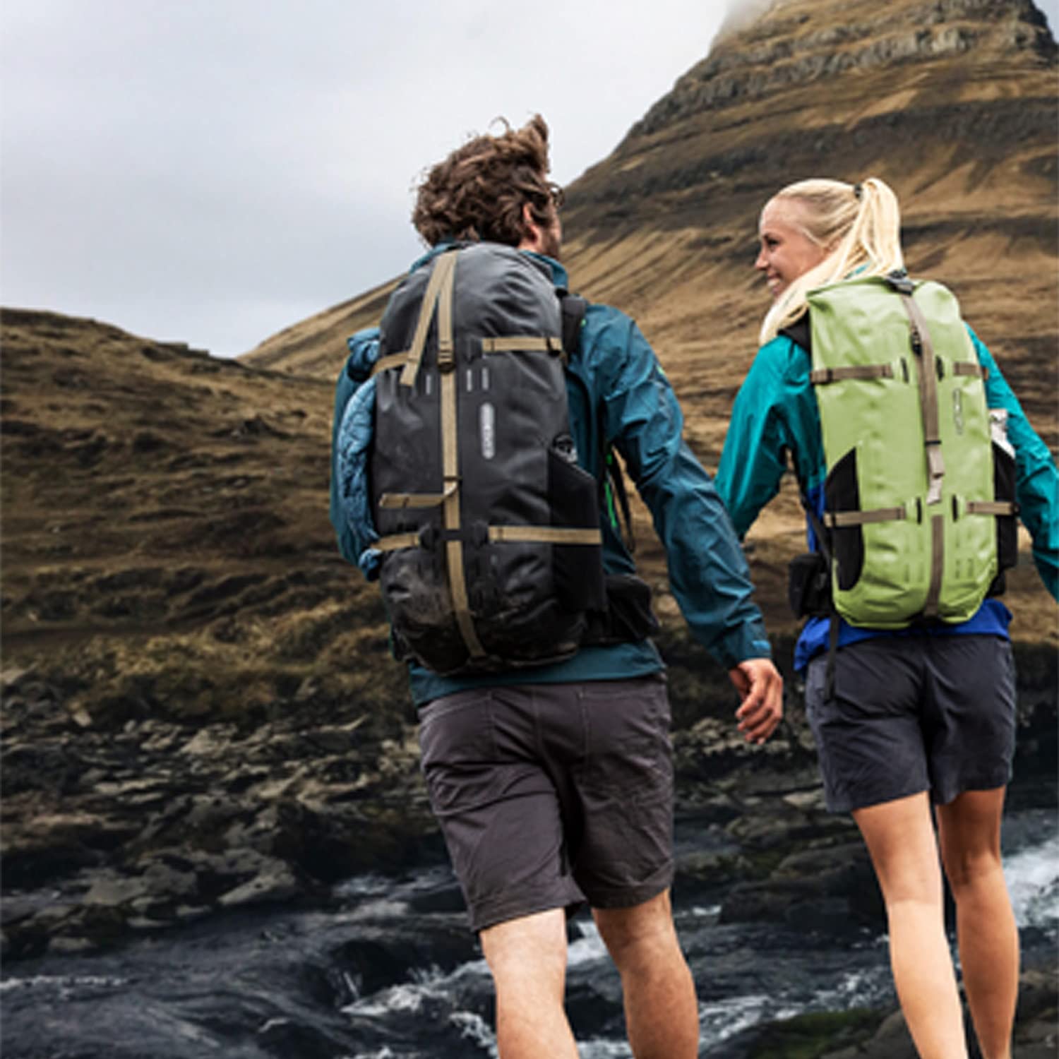 Ortlieb Etrak 35L Waterproof Cycling Backpack - Durable Commuter Bike Bag for Men & Women - Perfect for Urban Cycling, Hiking, and Outdoor Adventures