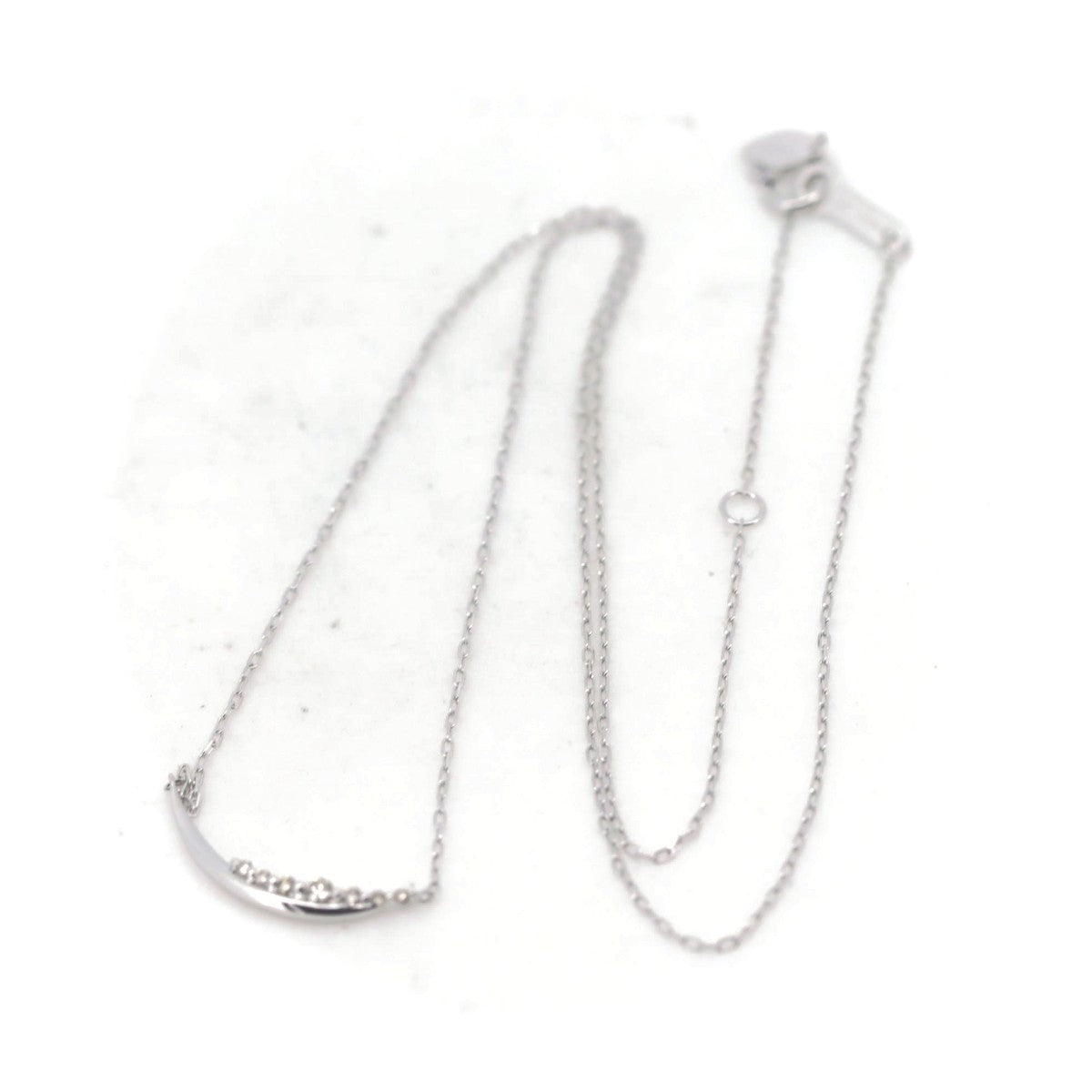 4℃ Diamond 18K White Gold Necklace for Women - Elegant Pendant Jewelry Gift for Anniversary, Wedding & Special Occasions