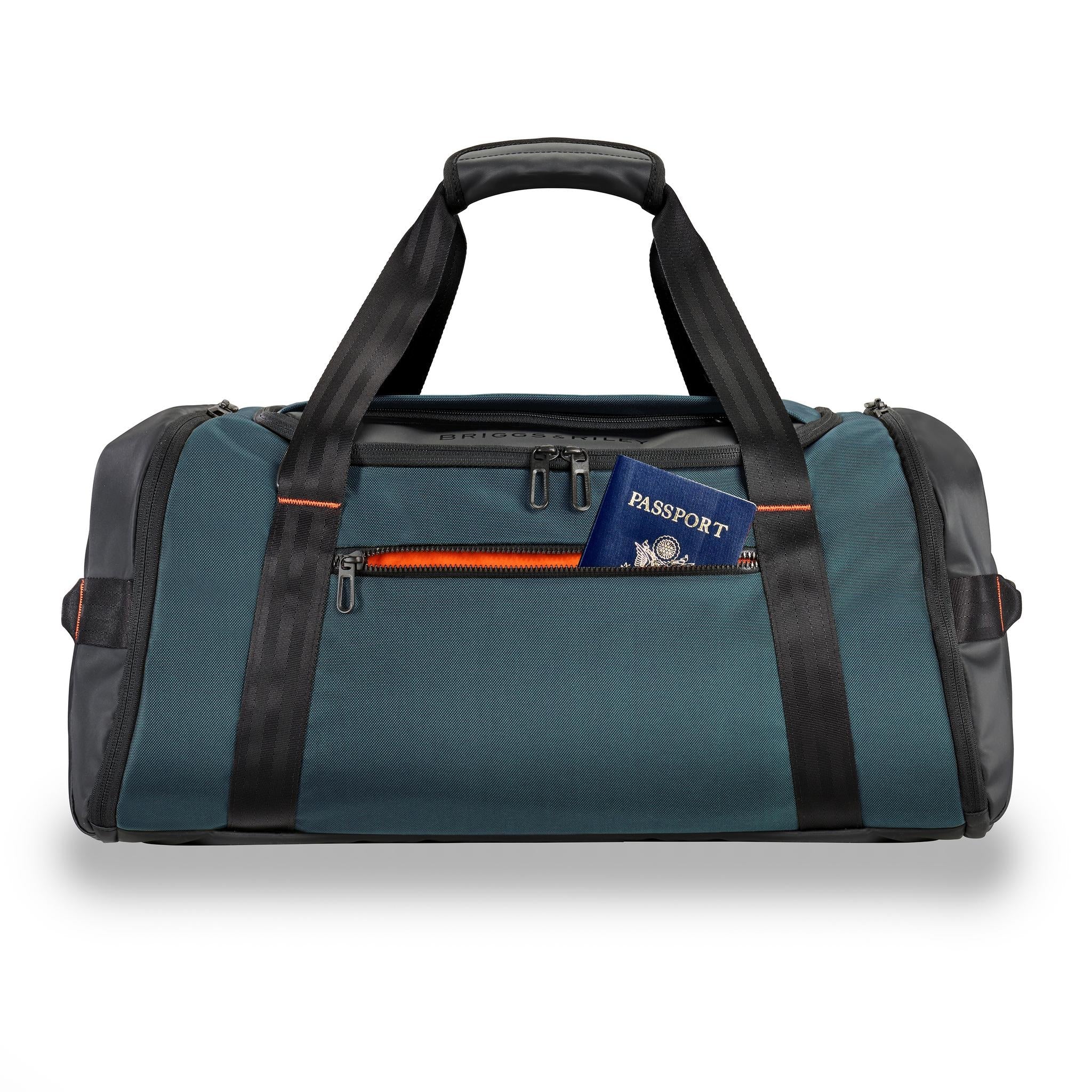 Briggs & Riley ZDX Large Travel Duffle Bag - Spacious Carry-On Duffel for Business Trips & Weekend Getaways - Perfect for Air Travel, Gym & Outdoor Adventures