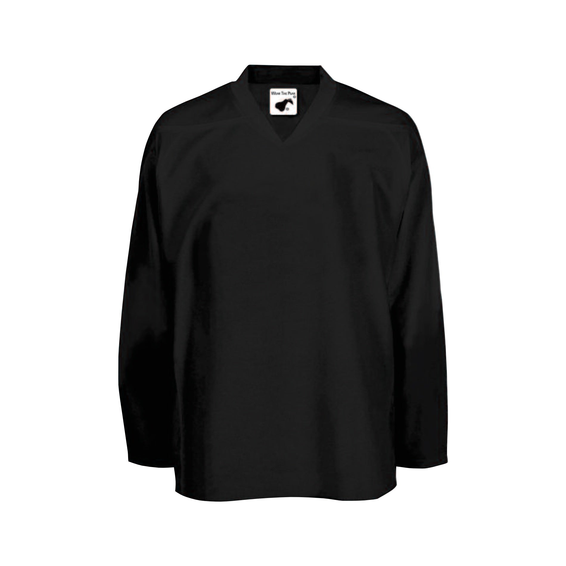 Pearsox Air Mesh Hockey Jersey - Breathable & Lightweight Performance Hockey Shirt for Men & Women - Perfect for Ice Hockey, Street Hockey & Sports Training - Black
