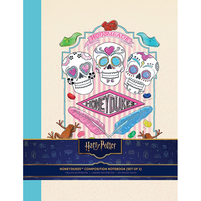 Harry Potter Honeydukes Composition Notebook Set - 2 Pack, Lined Journal for School, Office & Note Taking - Perfect Gift for Fans & Collectors