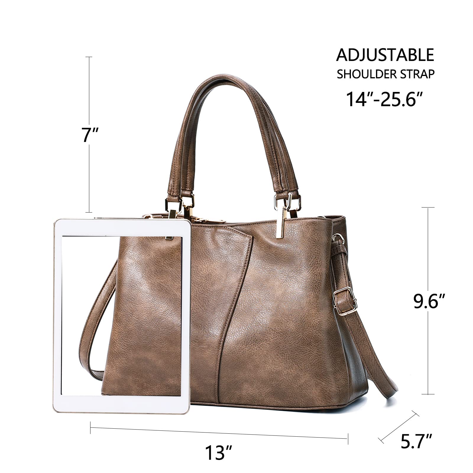 Stylish KouLi Buir Hobo Bags for Women - Large PU Leather Shoulder Purses, Crossbody Handbags & Top Handle Tote - Perfect for Work, Travel & Everyday Use