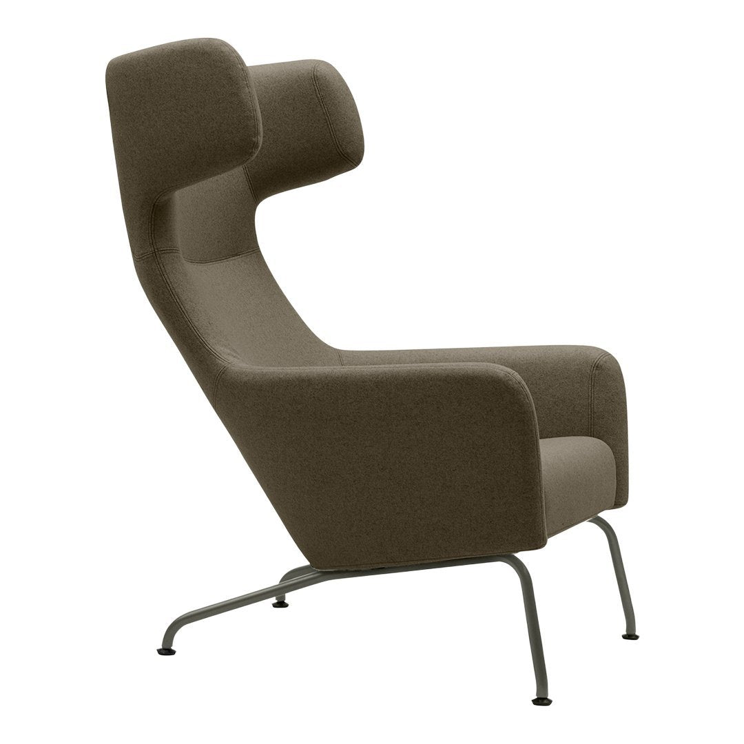 Havana Wing Chair - Mid-Century Modern Accent Armchair for Living Room, Bedroom & Office - Comfortable Upholstered Lounge Chair with High Back Support - Perfect for Reading, Relaxing & Home Decor