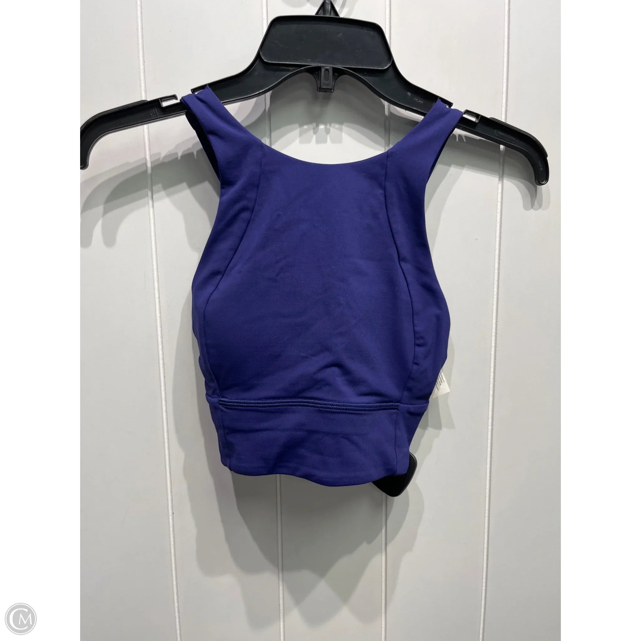 Lululemon Women's Blue Athletic Sports Bra - Size 2 - High-Impact Workout, Yoga & Running Support Top for Active Lifestyles