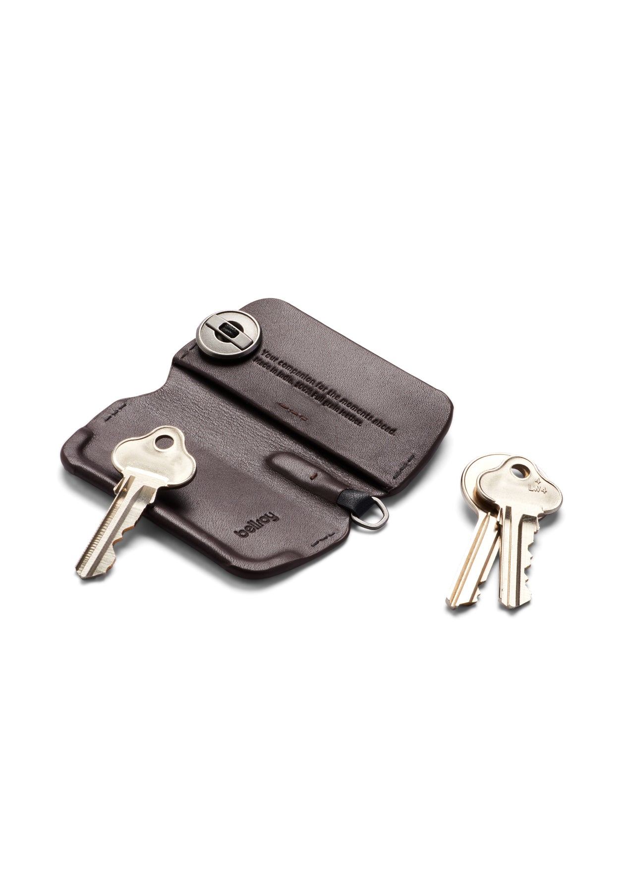 Bellroy Key Cover Plus Third Edition - Premium Leather Key Organizer for Keys, Cards & Cash | Slim & Durable RFID Protection | Perfect for Travel, Work & Everyday Carry (EDC)