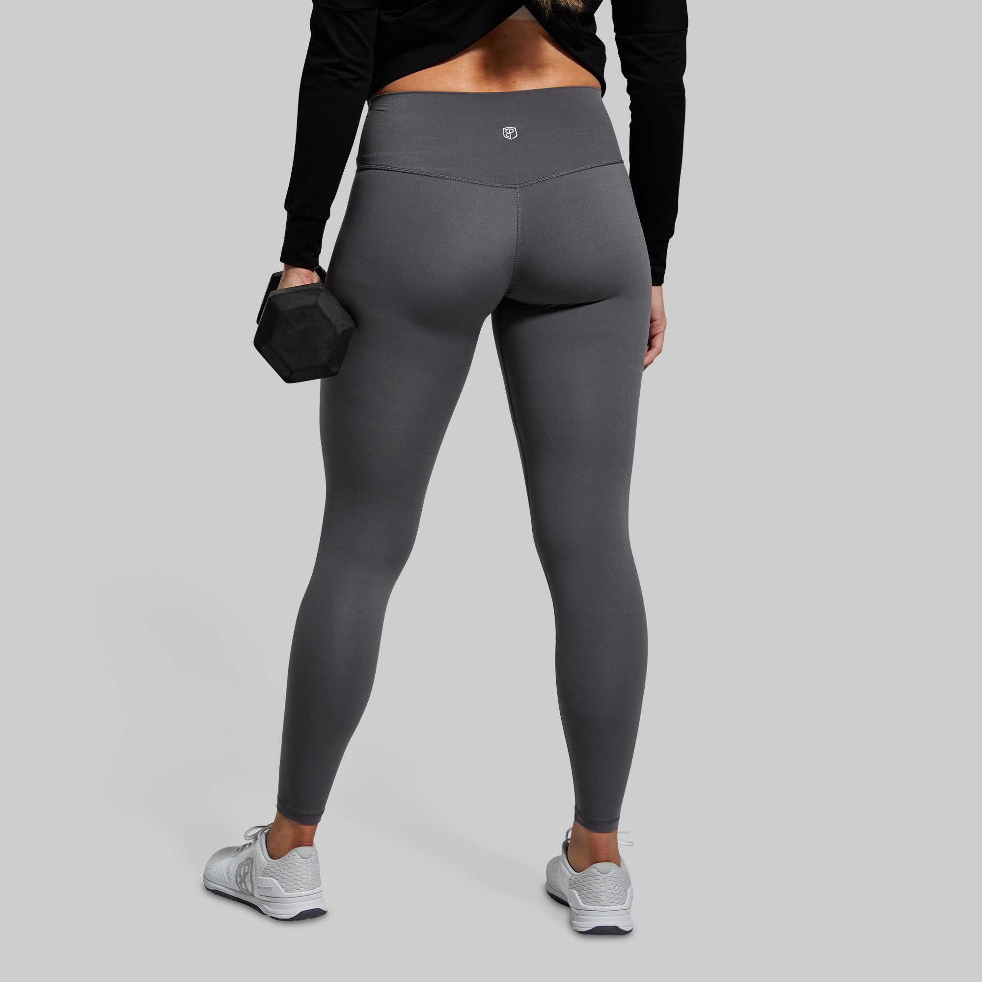 High-Waisted Inspire Legging in Gunmetal - Perfect for Yoga, Running & Workouts | Women's Fitness & Activewear