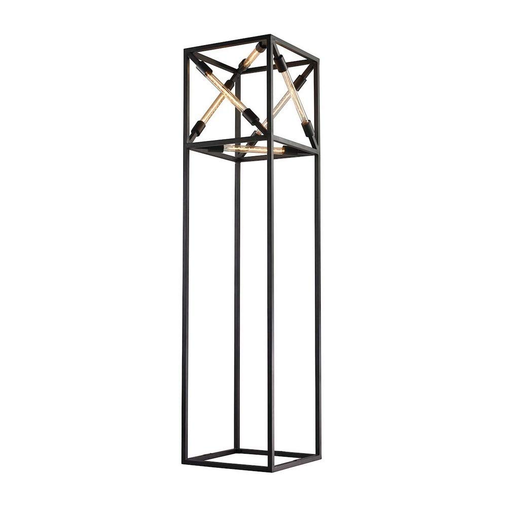 Modern Black Floor Lamp D2899 - Adjustable Standing Light for Living Room, Bedroom & Office - Energy Efficient LED Lighting for Home Decor